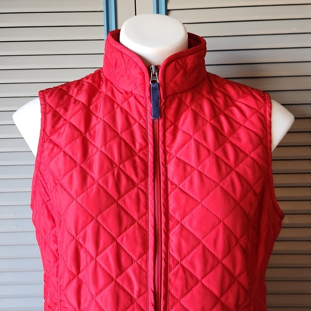 Van Heusen Red Quilted Vest - Picture 3 of 14